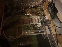 Updated controls  wires at left hand end are from switches hidden around track.